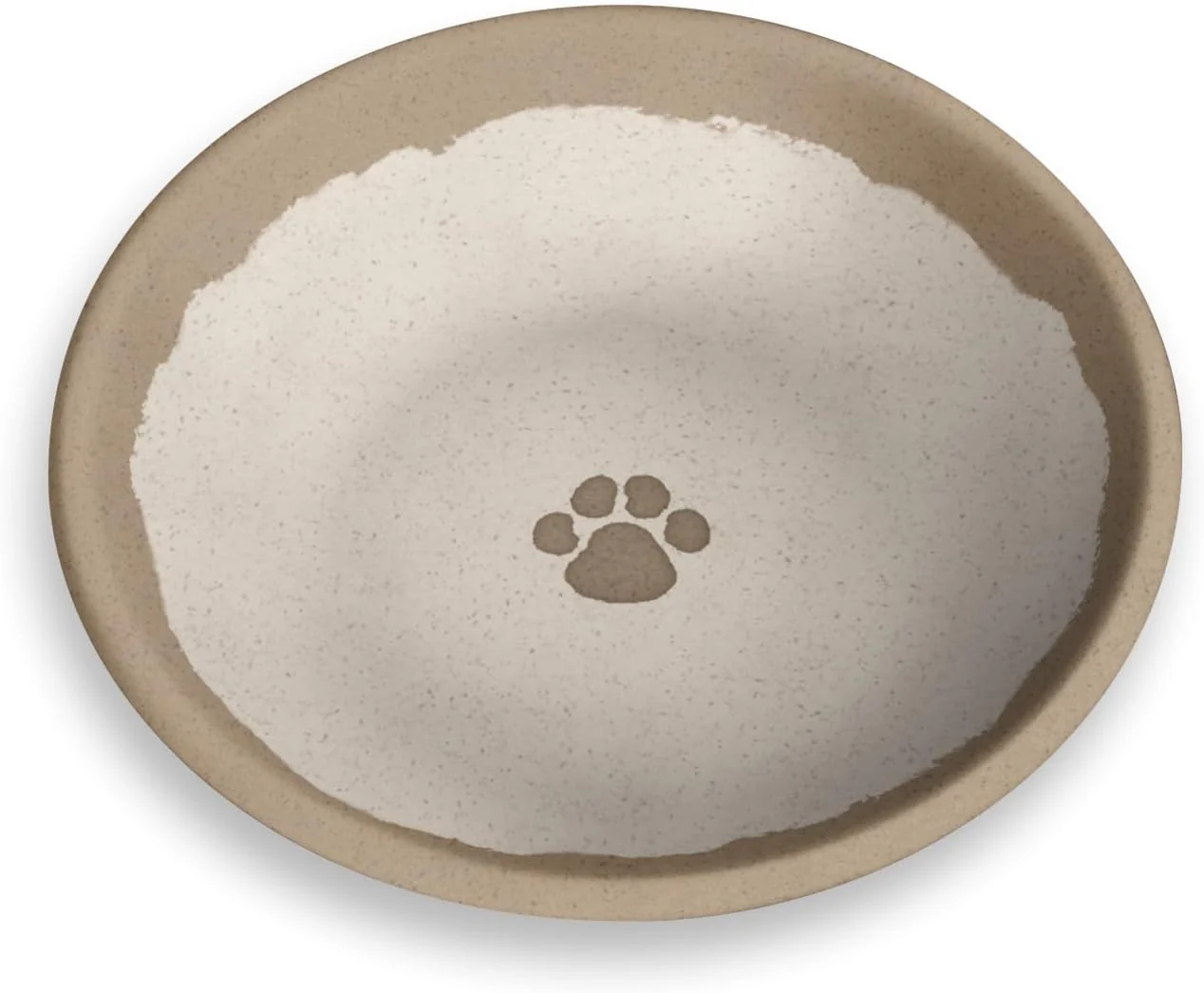 Abode Farmhouse Rustic Paw Bowl Saucer - Image 2