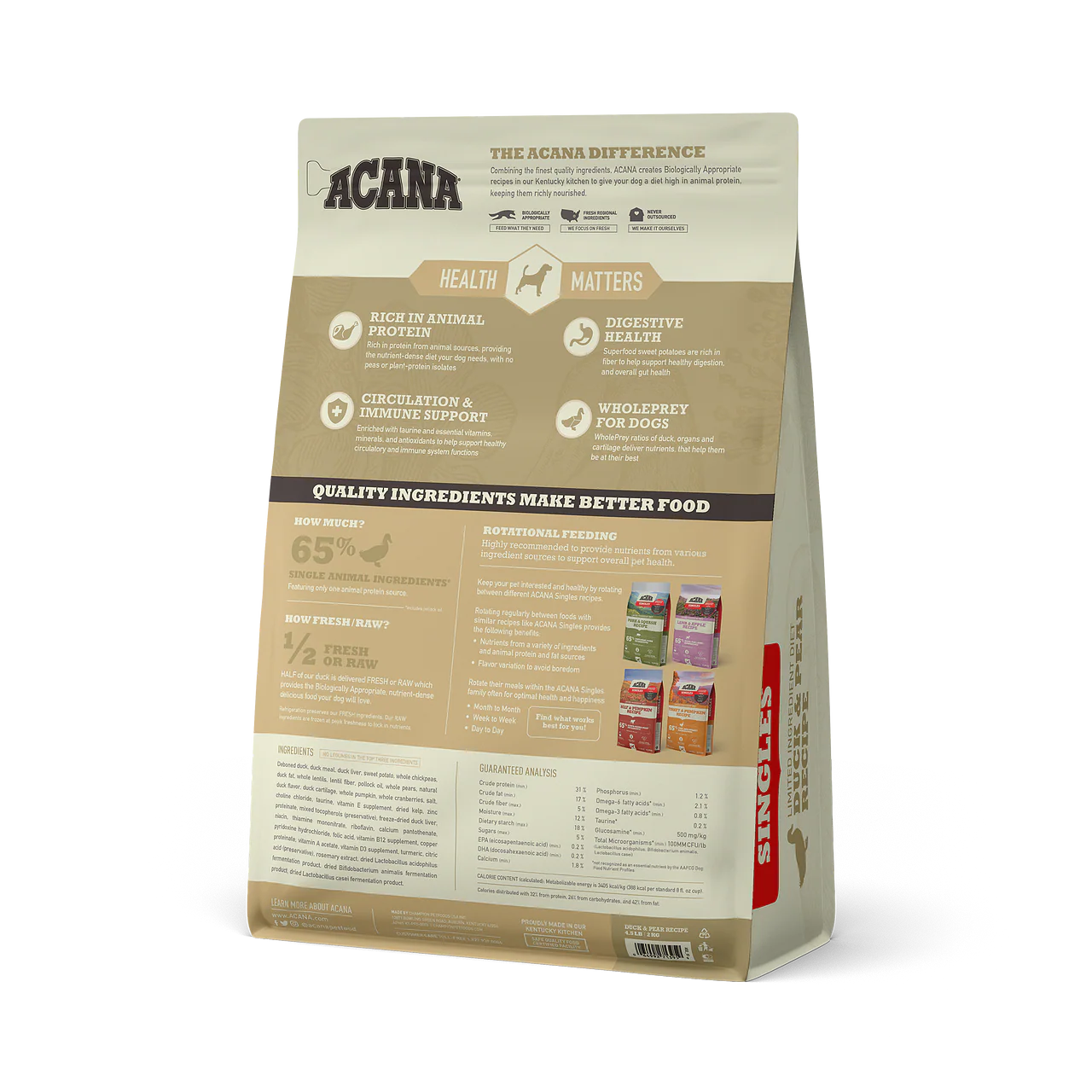 Acana Singles Duck & Pear - Image 5