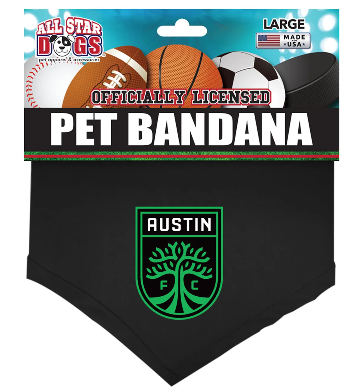 All Star Dogs Austin FC Bandana - Image 2