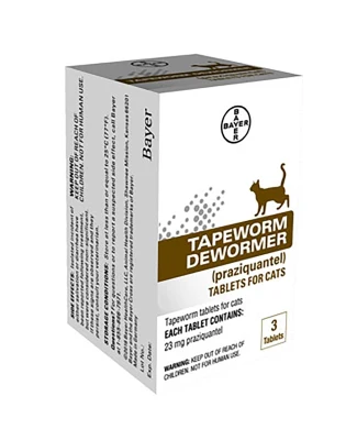 Bayer Tapeworm Dewormer Cat 3 ct. - Image 3