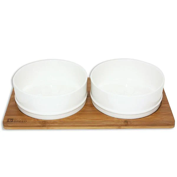 Be One Breed Bamboo and Ceramic Feeder - Image 2