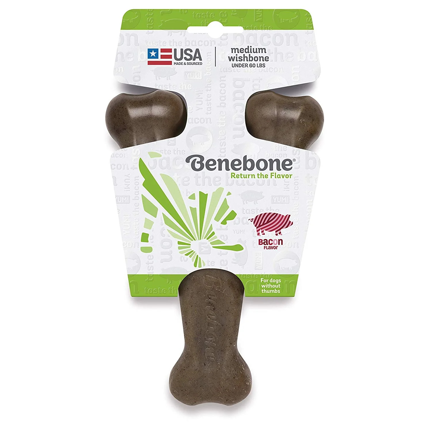 Benebone Wishbone Chew Bacon Flavor - Image 4
