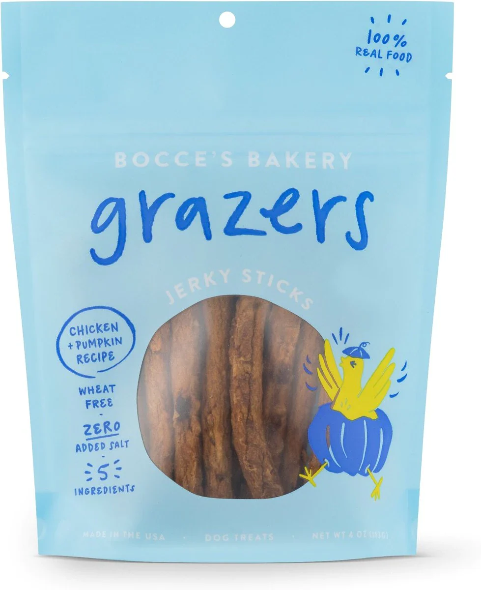 Bocce's Jerky Sticks Chicken Pumpkin 4 oz. - Image 2