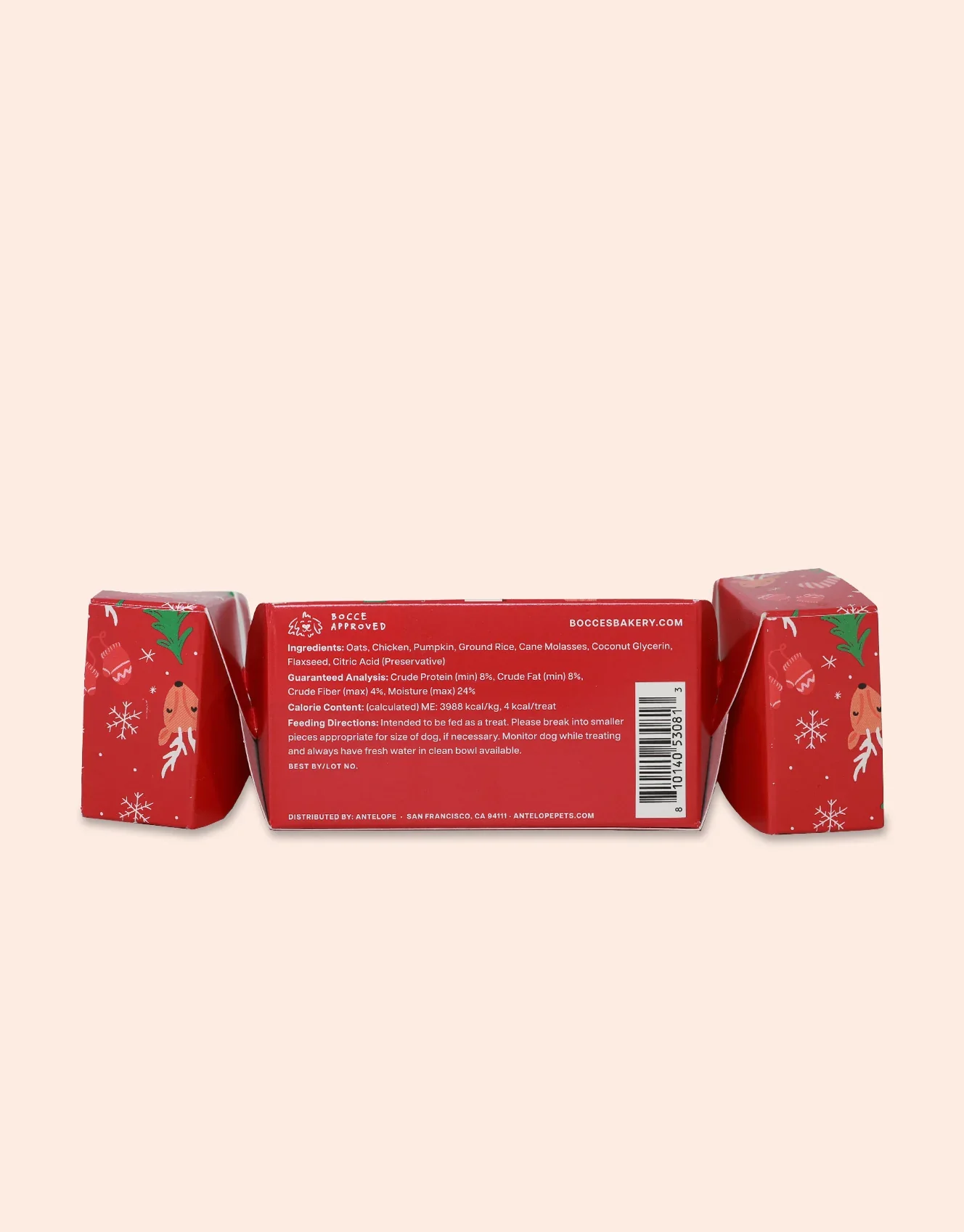 Bocce Winter Roast Chicken & Pumpkin Training Bites 2 oz - Image 2