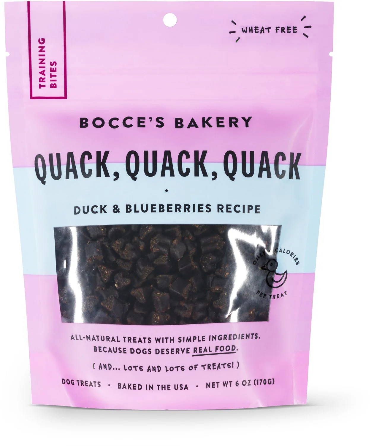Bocce's Training Bites Quack, Quack, Quack Duck & Blueberries 6 oz. - Image 2