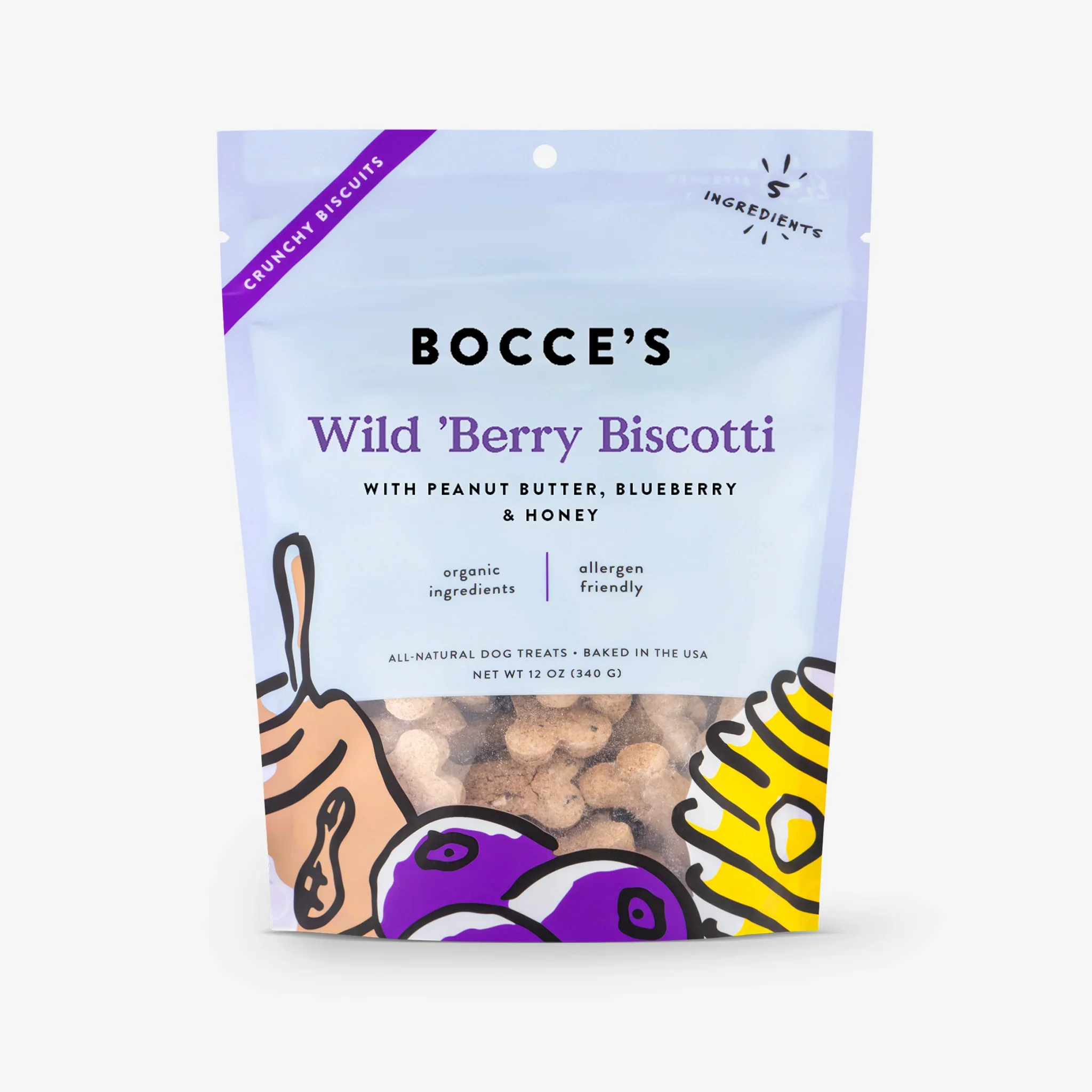 Bocce's Wild Berry Biscotti Biscuits 12 oz - Image 3