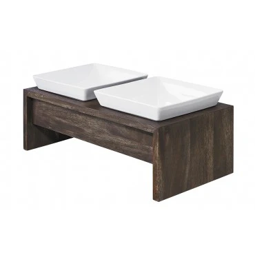 Bowsers Artisan Double Wood Feeders - Image 5