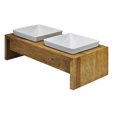 Bowsers Artisan Double Wood Feeders - Image 8