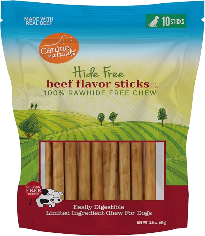 Canine Naturals Hide Free Beef Stick Chews - Image 2