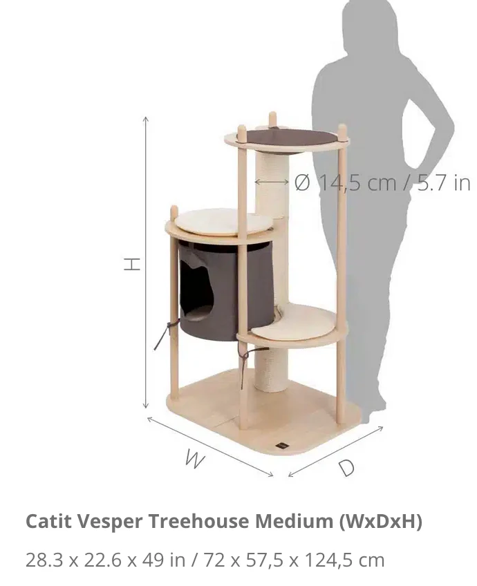 Catit Vesper Treehouse Medium - Image 2