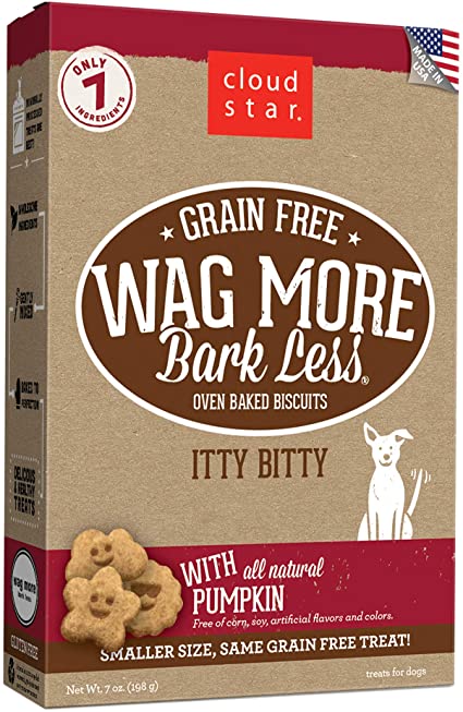 Cloud Star Wag More Bark Less Grain Free Oven Baked Biscuits with Pumpkin - Image 3