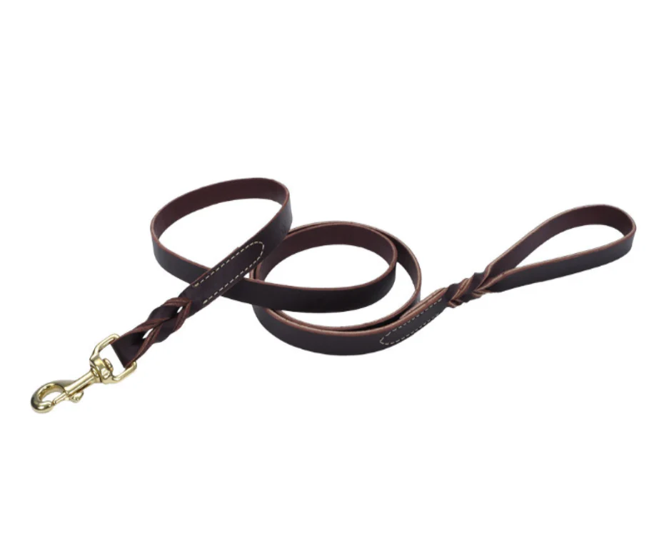 Coastal Latigo Brown Leather With Brass - Image 2