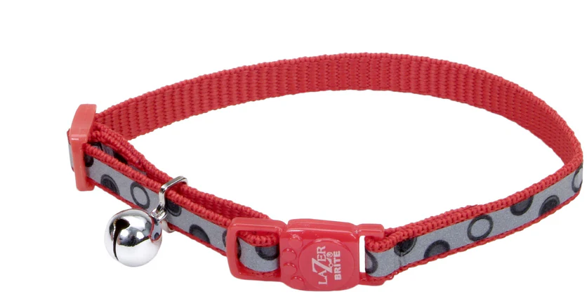 Coastal LazerBrite Reflective Breakaway Cat Collar - Image 7