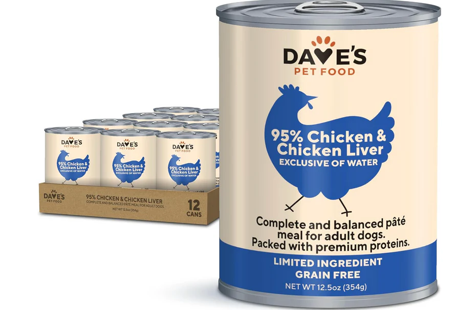 Dave's Pet Food Premium 95% Chicken & Chicken Liver - Image 2