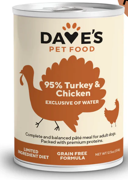 Dave's Pet Food Premium 95% Turkey & Chicken - Image 2