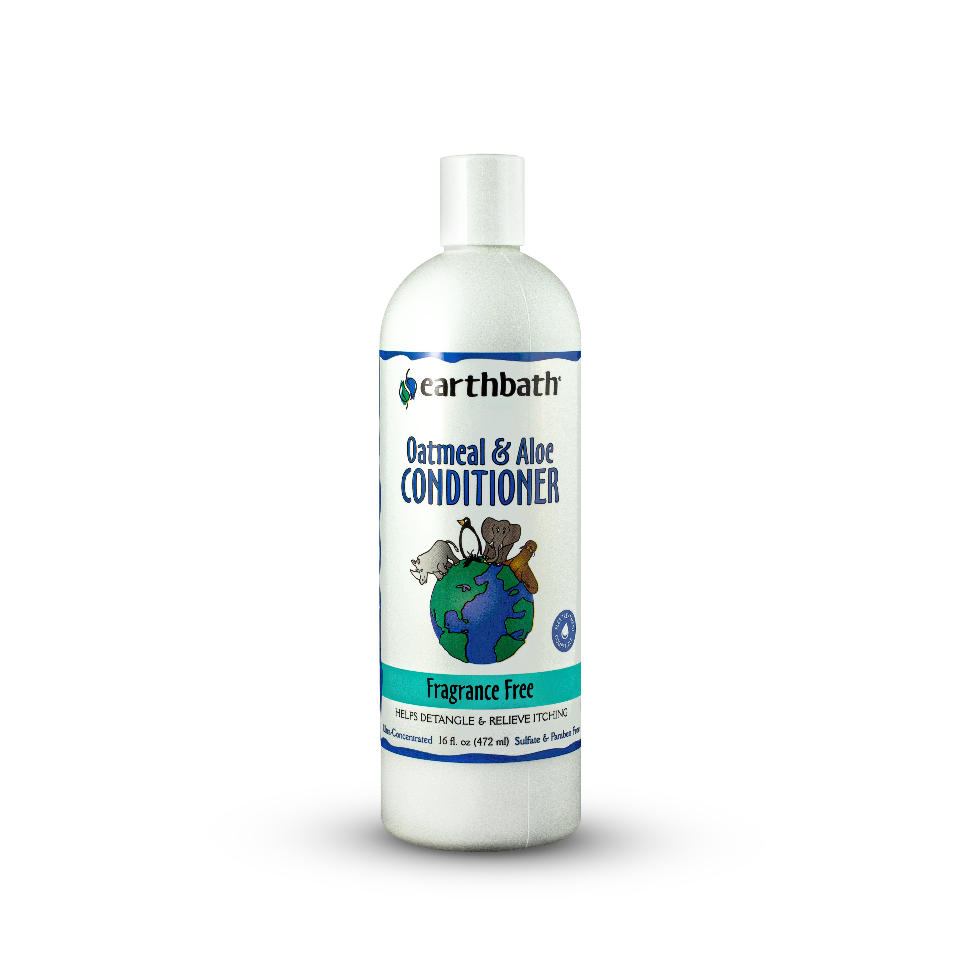 Earthbath Fragrance Free Oatmeal & Aloe Conditioner 16 oz. - Image 2