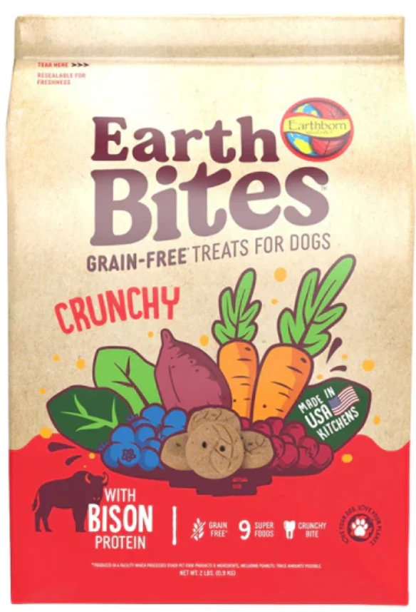 Earthborn Holistic EarthBites Grain Free Bison & Pumpkin Treats - Image 3