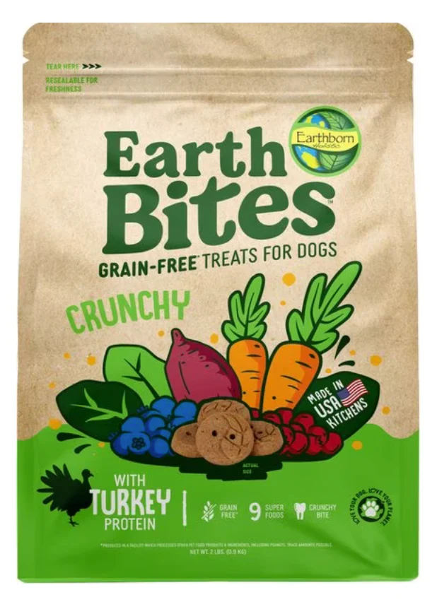 Earthborn Holistic EarthBites Grain Free Turkey & Pumpkin Treats - Image 3