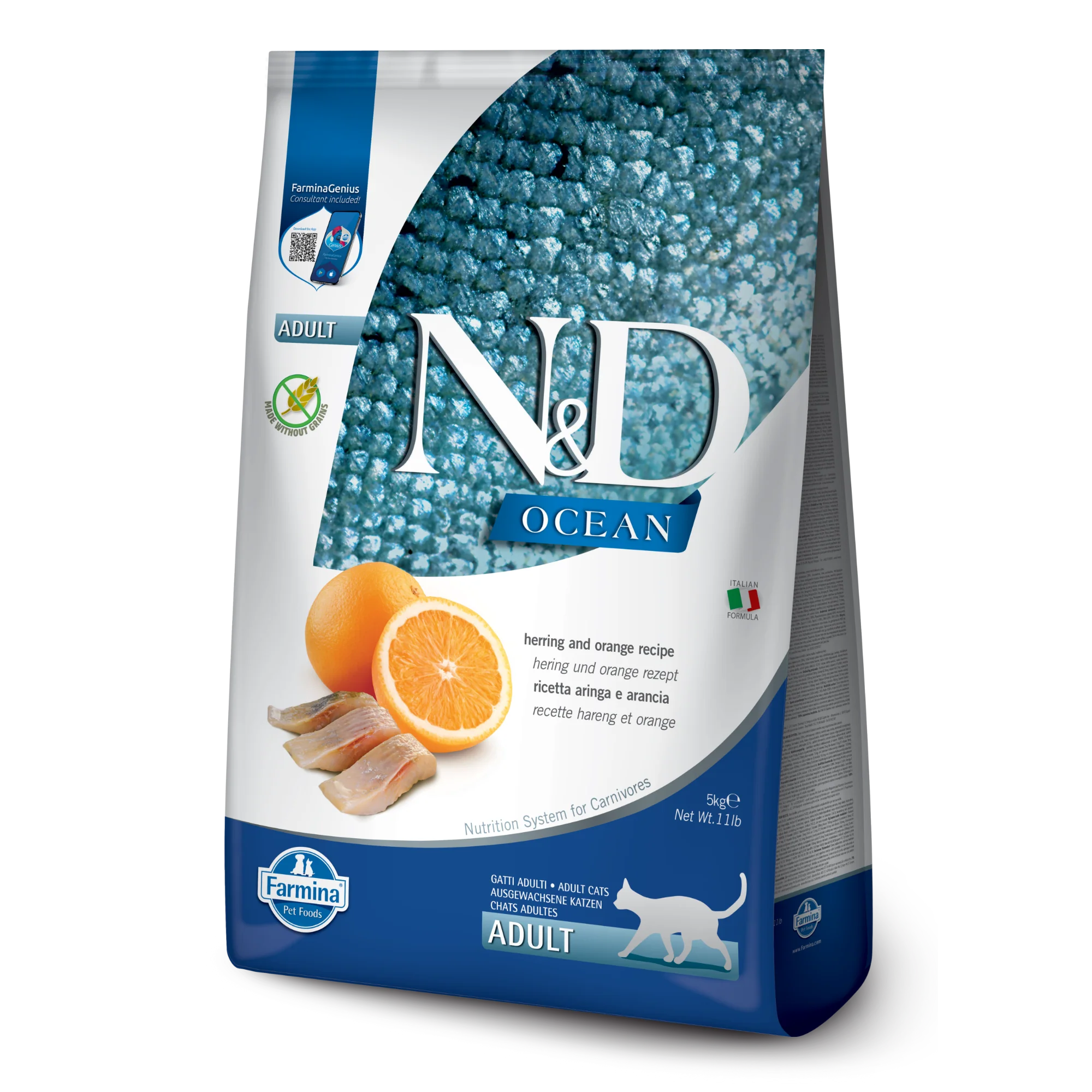 Farmina Cat N&D Ocean Herring & Orange - Image 2