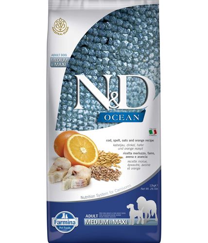 Farmina N&D Ocean Cod, Spelt, Oats, & Orange - Image 4