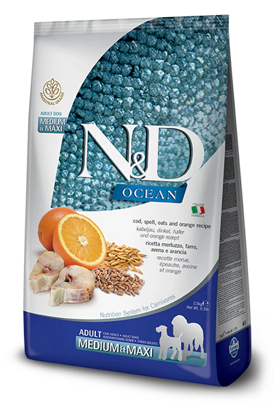 Farmina N&D Ocean Cod, Spelt, Oats, & Orange - Image 7