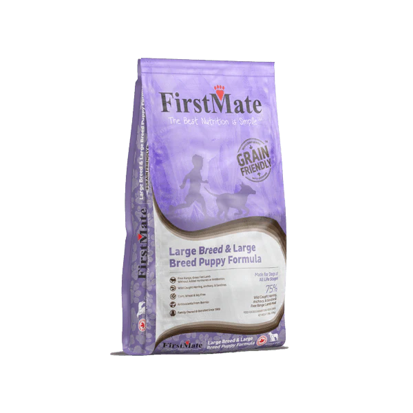 FirstMate Grain Friendly Large Breed Puppy Herring Anchovy & Sardines 25 Lb.