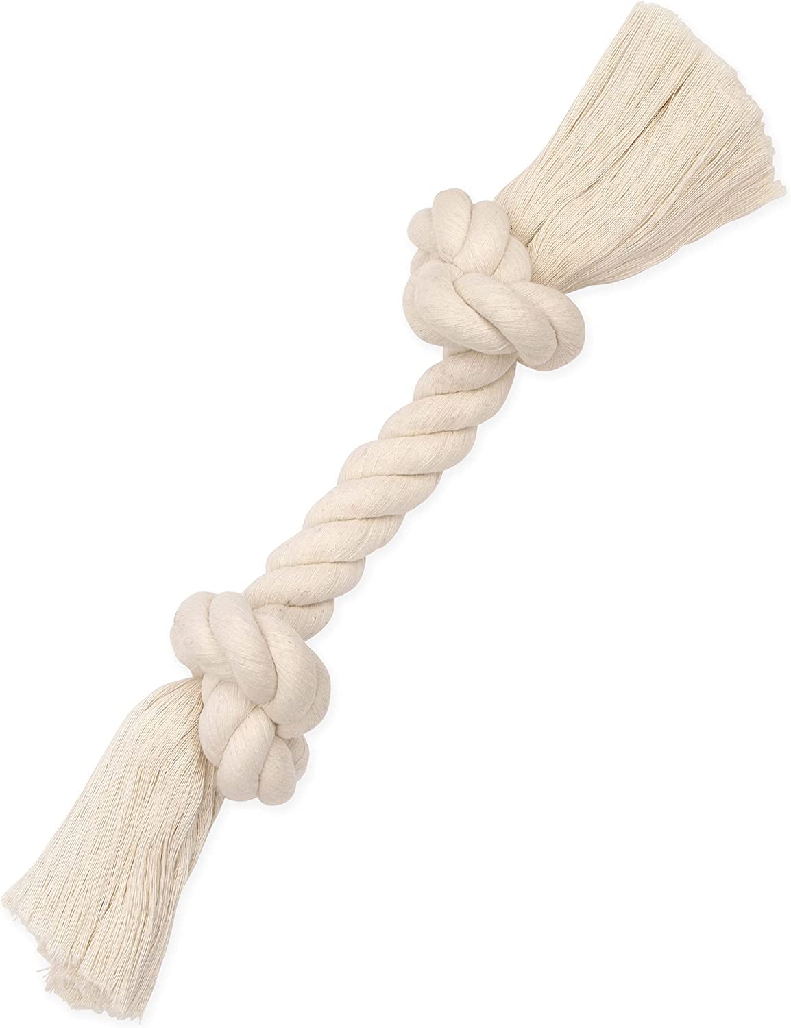 Flossy Chew White Cotton Rope Toy - Image 4