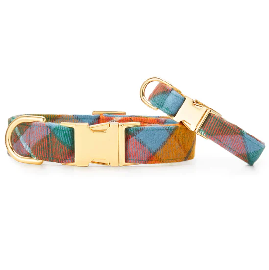 Foggy Dog Buchanan Plaid Dog Collar - Image 3