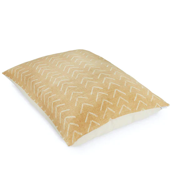 Foggy Dog Ochre Mud Cloth Dog Bed - Image 3