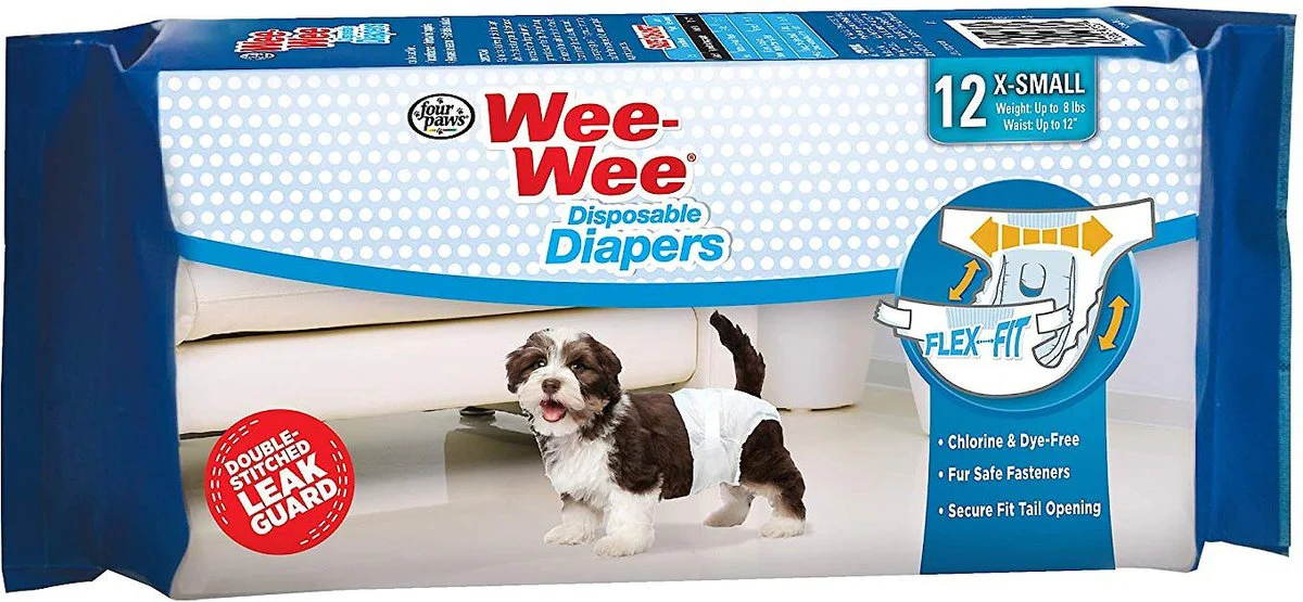 Four Paws Wee Wee Disposable Diapers - Image 4