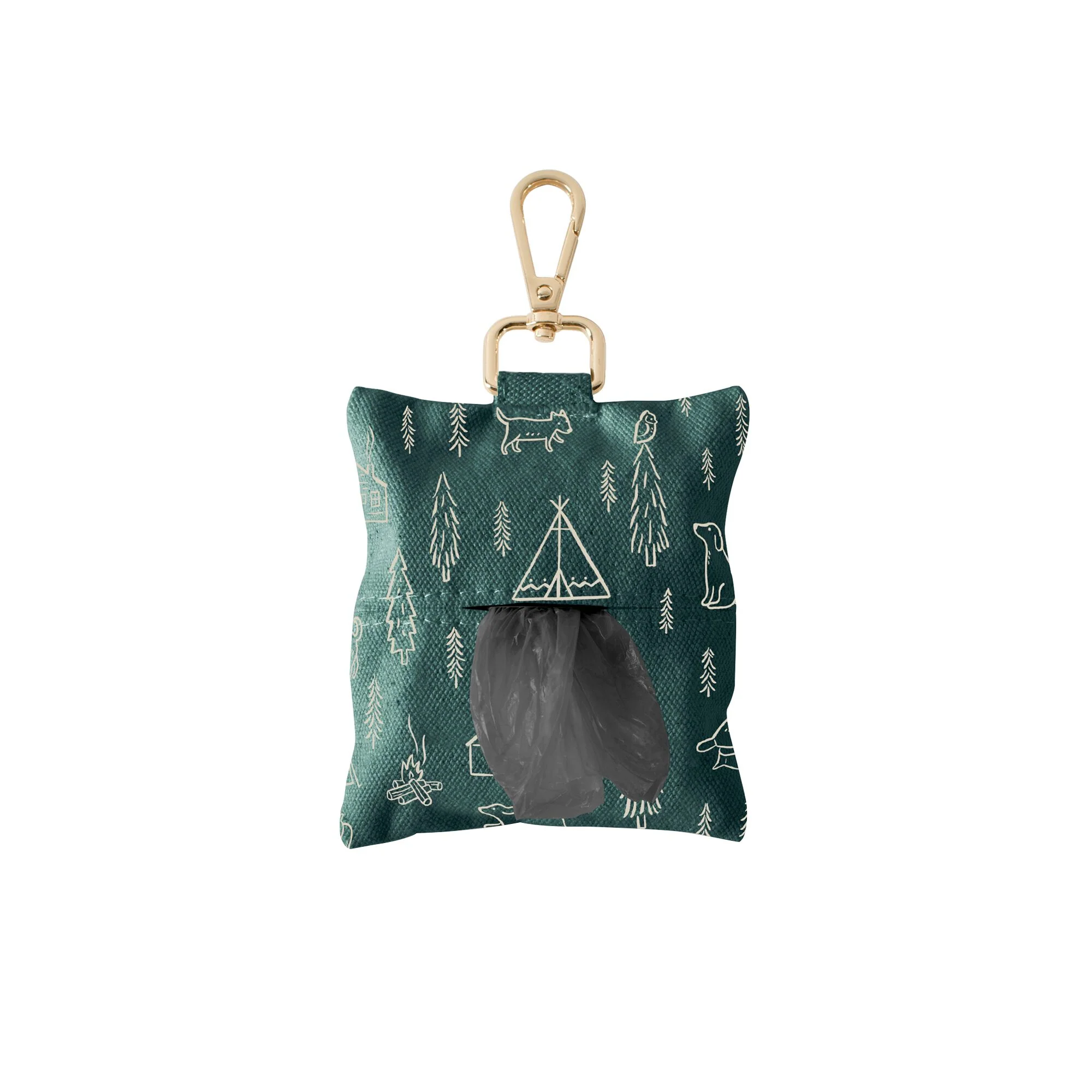 Fringe Canvas Waste Bag Key Chain - Image 10