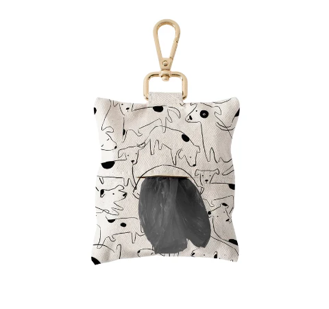 Fringe Canvas Waste Bag Key Chain - Image 12