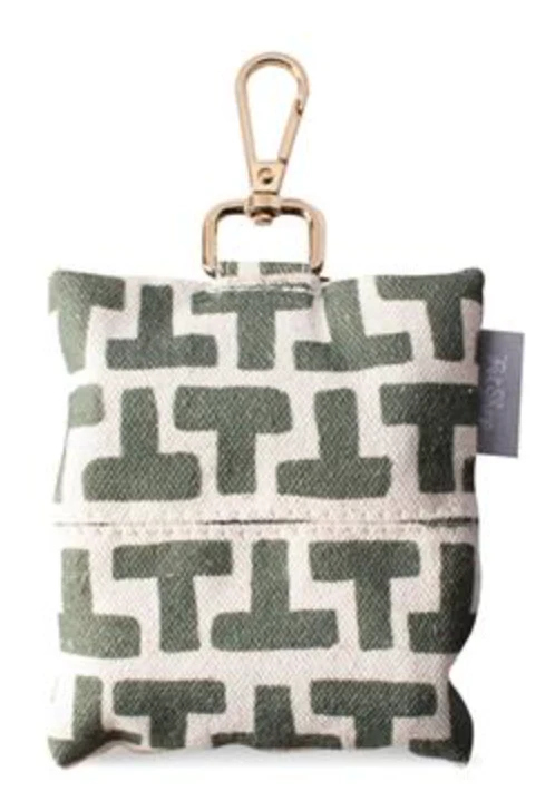 Fringe Canvas Waste Bag Key Chain - Image 5