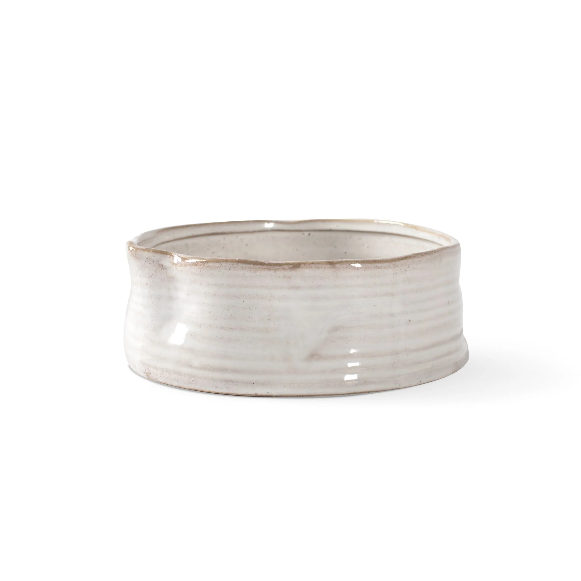 Fringe Ribbed White Stoneware - Image 2