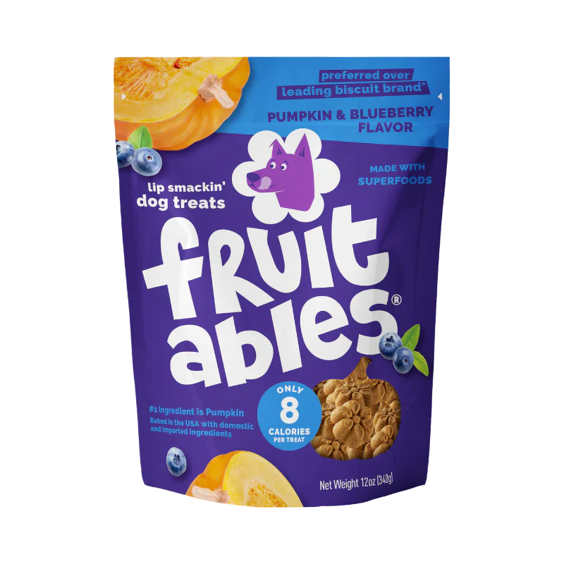 Fruitables Baked Pumpkin & Blueberry Flavor Treats 7 oz. - Image 2
