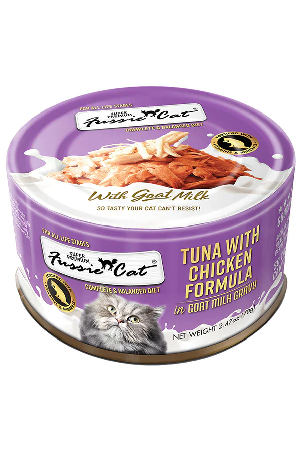 Fussie Cat Premium Tuna with Chicken in Goats Milk - Image 2