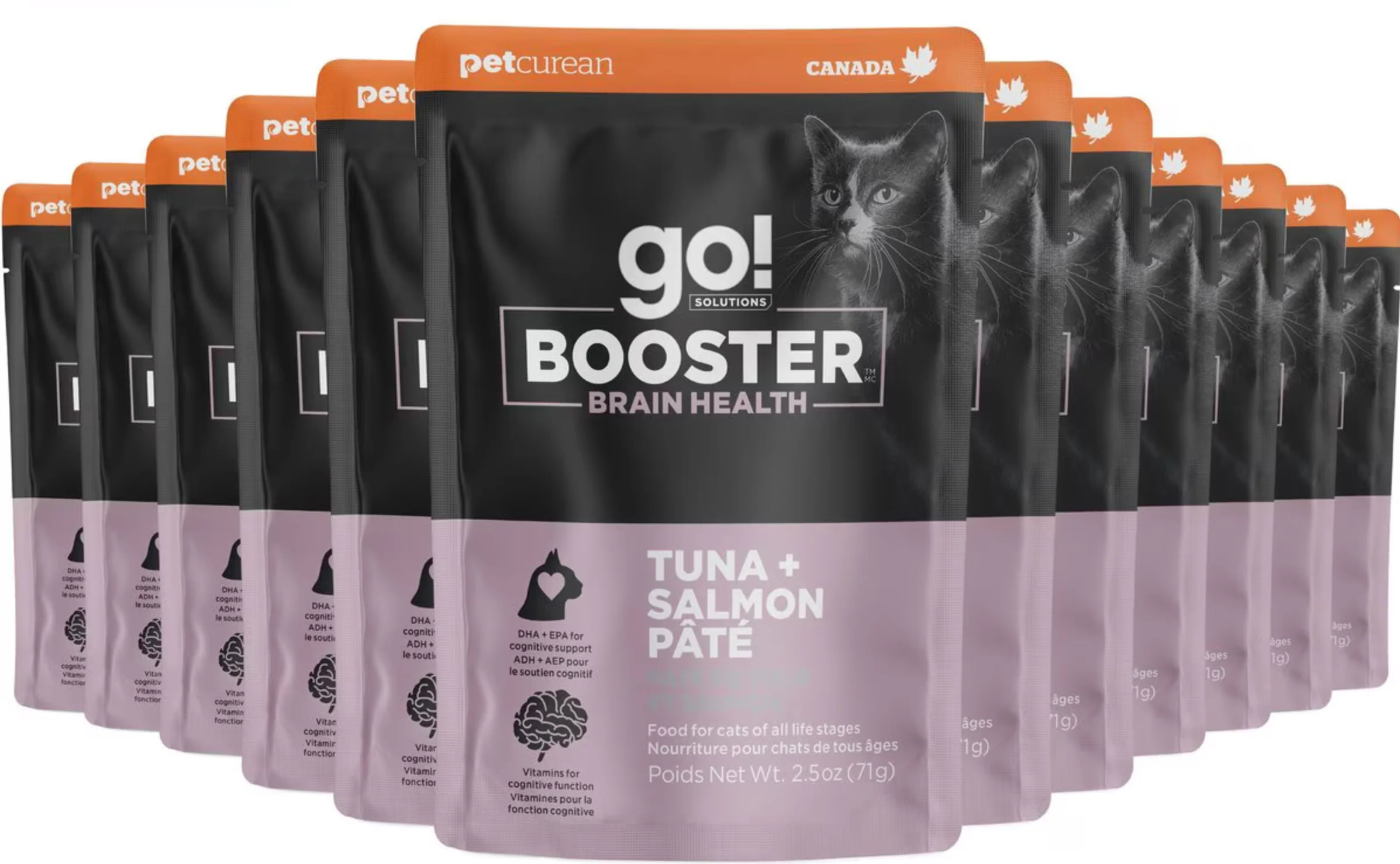 Go! Solutions Cat Booster Brain Health Tuna + Salmon Pate - Image 2