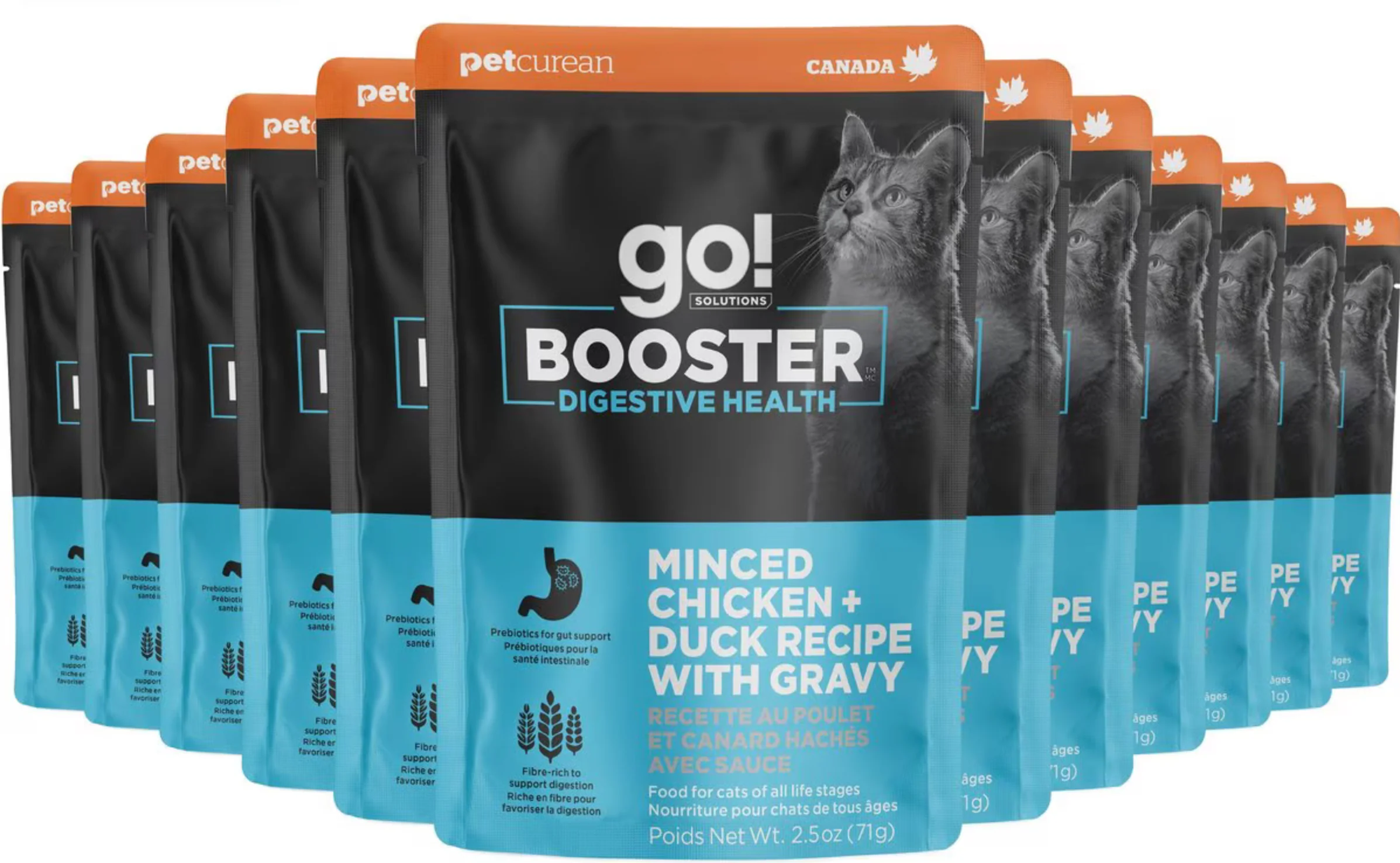 Go! Solutions Cat Booster Digestive Health Chicken + Duck Minced - Image 2