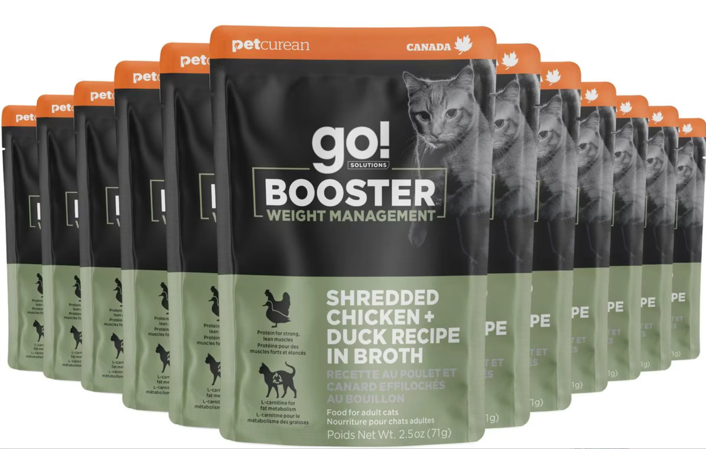 Go! Solutions Cat Booster Weight Management Chicken + Duck Shred - Image 2
