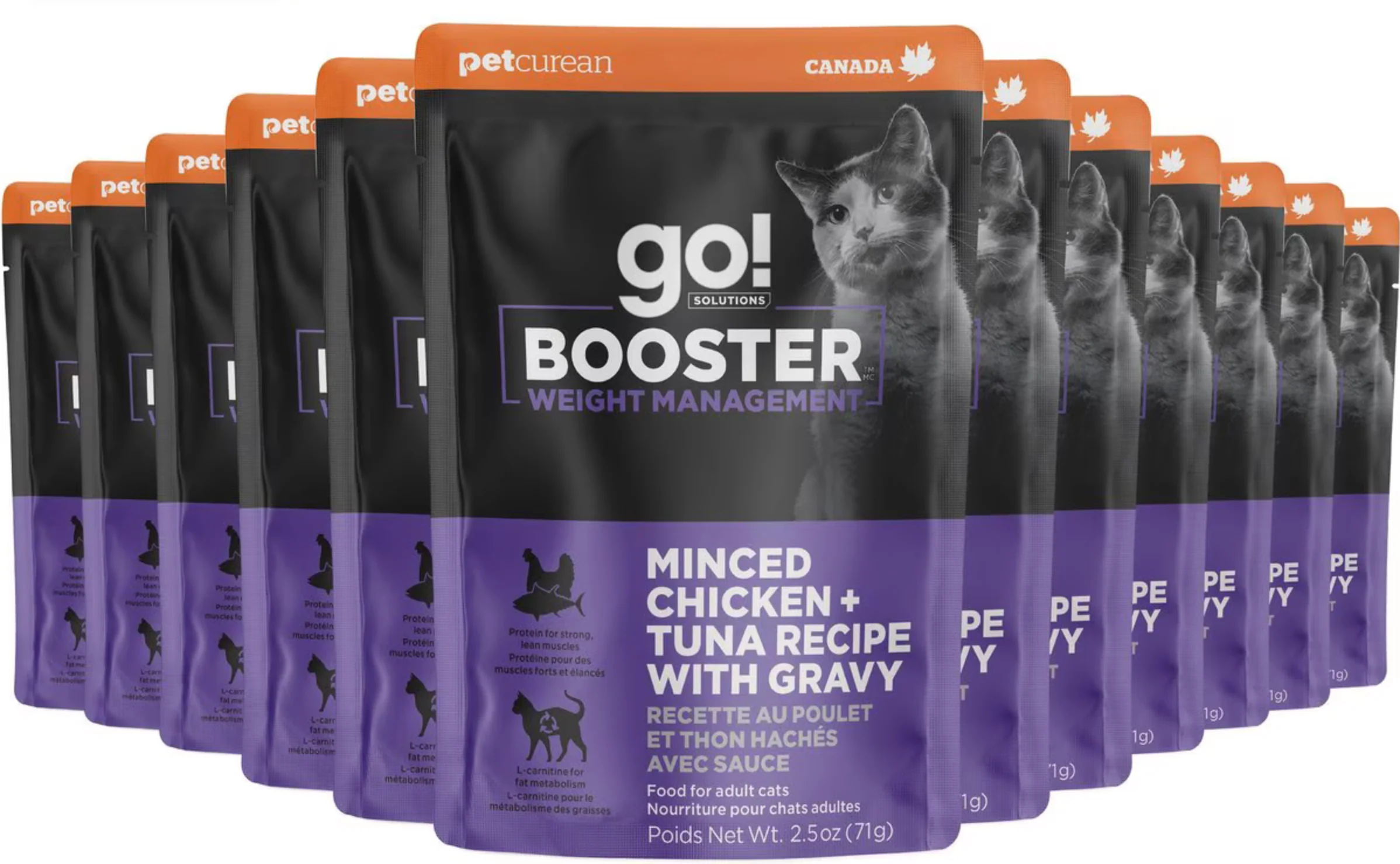 Go! Solutions Cat Booster Weight Management Chicken + Tuna Minced - Image 2