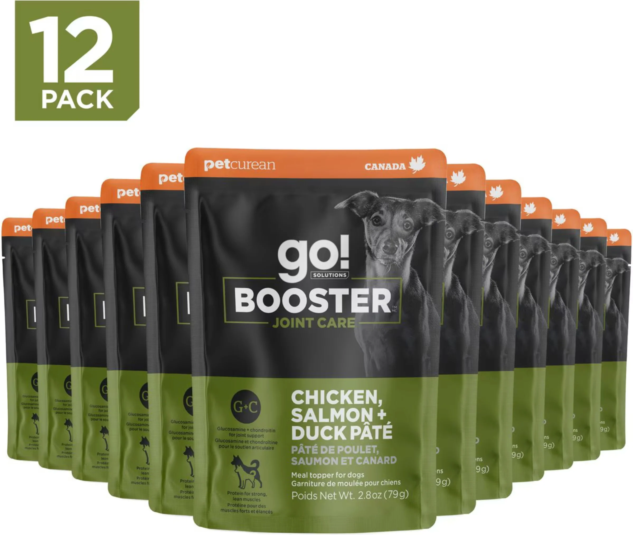 Go! Solutions Dog Booster Joint Care Chicken, Salmon + Duck Pate