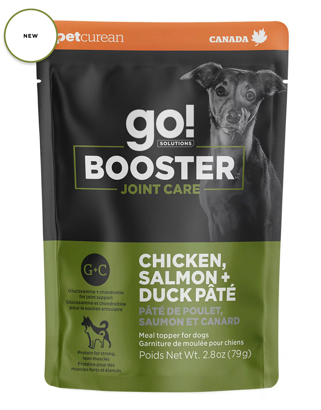 Go! Solutions Dog Booster Joint Care Chicken, Salmon + Duck Pate - Image 2