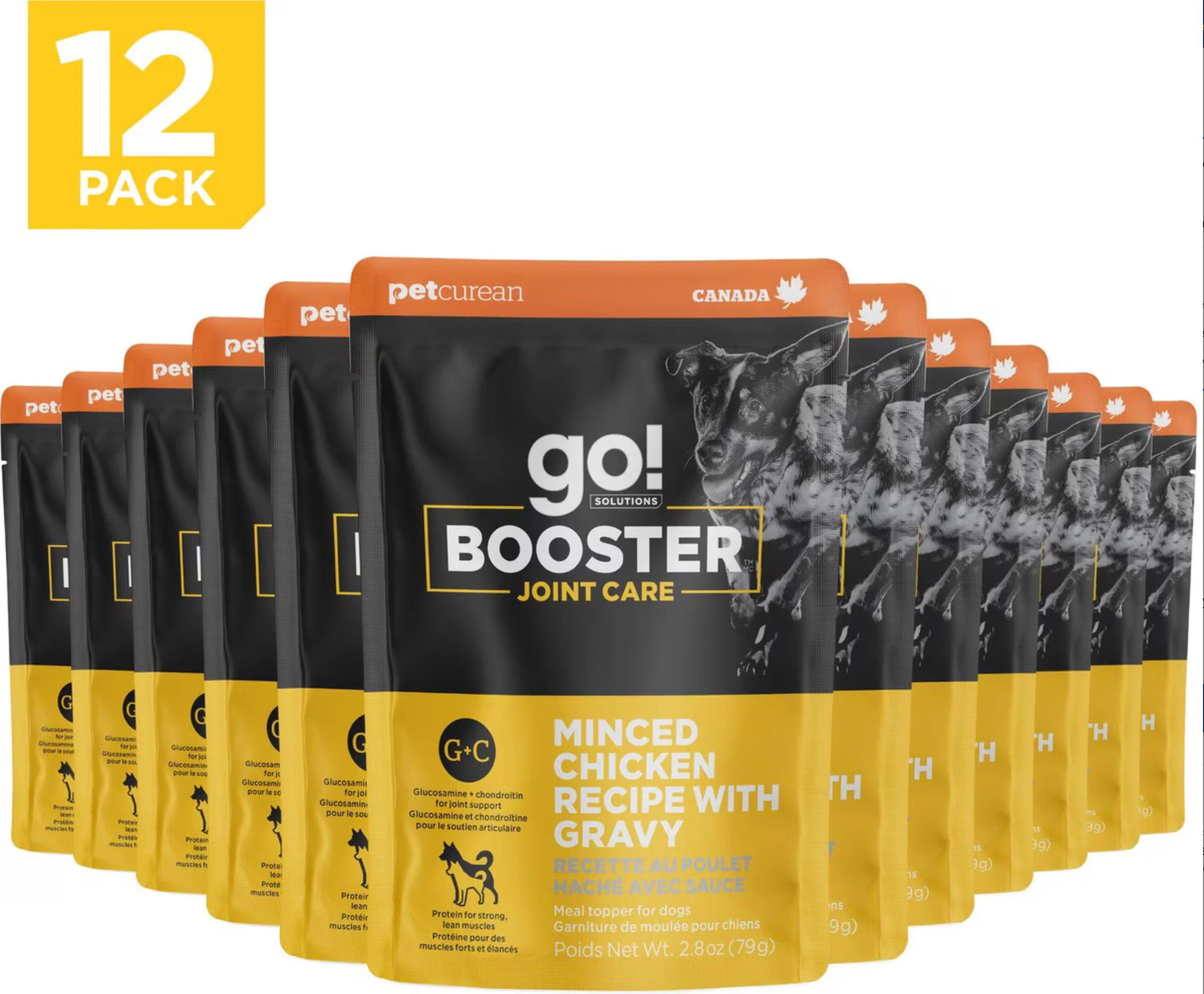 Go! Solutions Dog Booster Joint Care Chicken With Gravy Minced