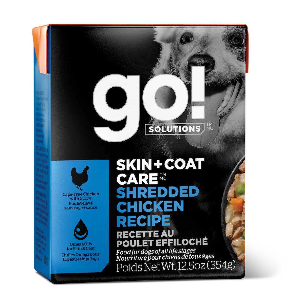 Go! Solutions Skin + Coat Shredded Chicken w/ Grain - Image 2