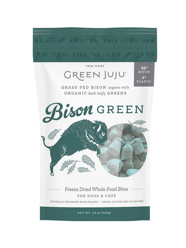 Green Juju Freeze Dried Bison Treats - Image 2