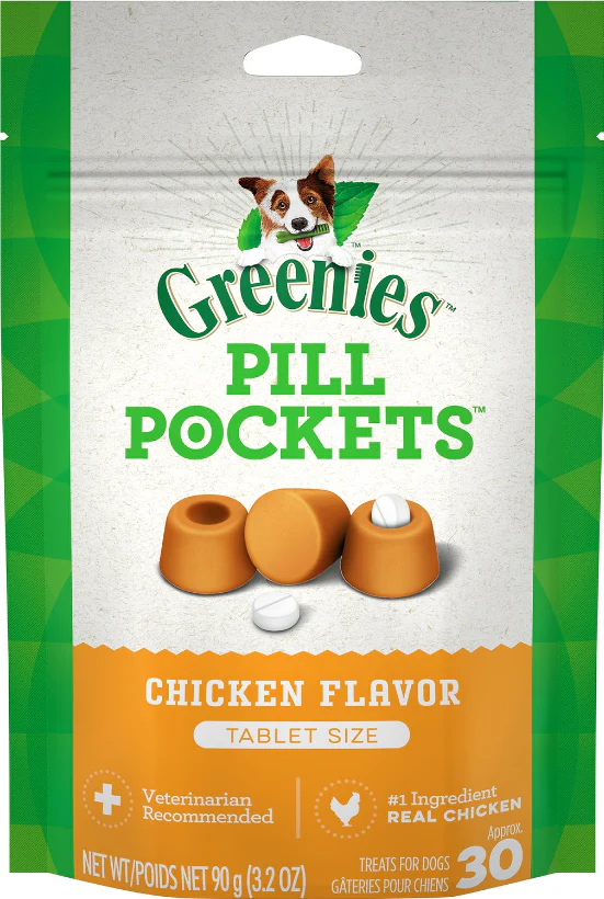 Greenies Pill Pockets  Tablets Chicken 3.2 oz ( 30 Count) - Image 2