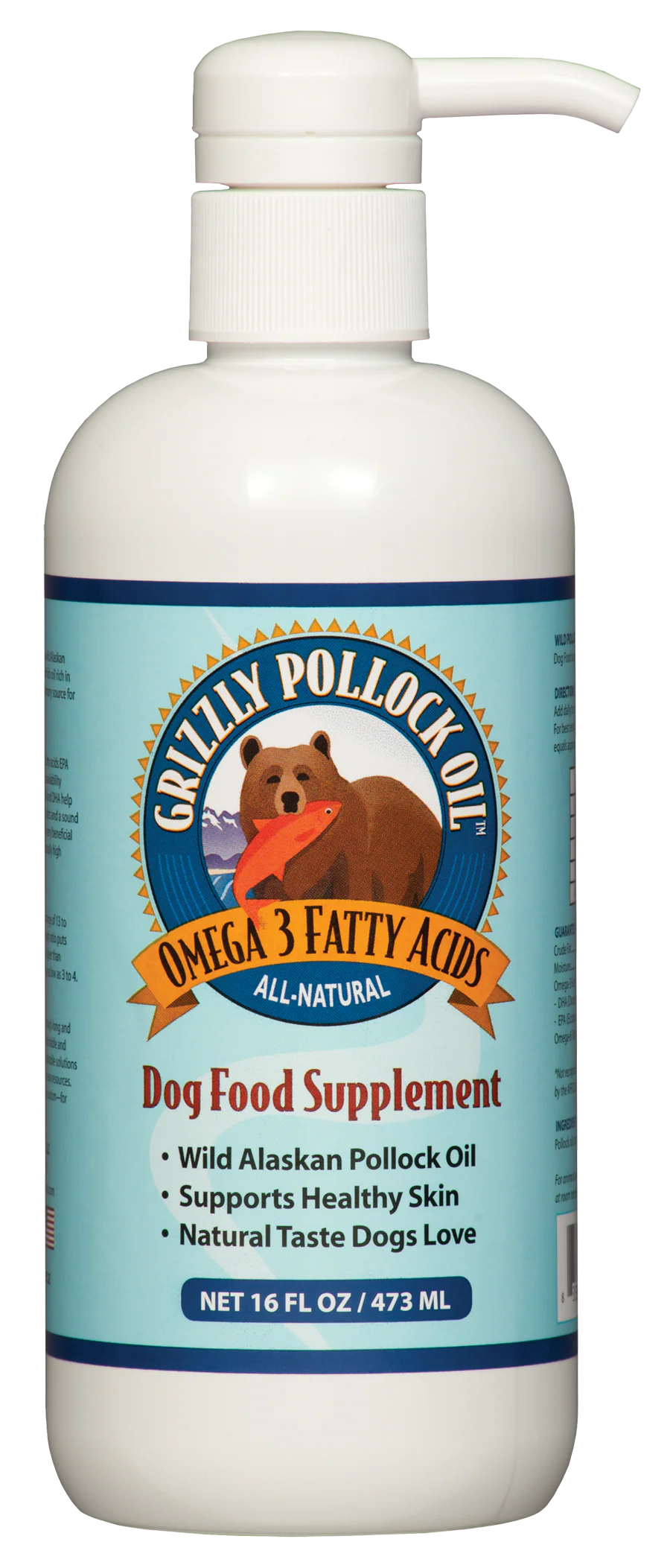 Grizzly Pollock Oil 16 oz. - Image 2