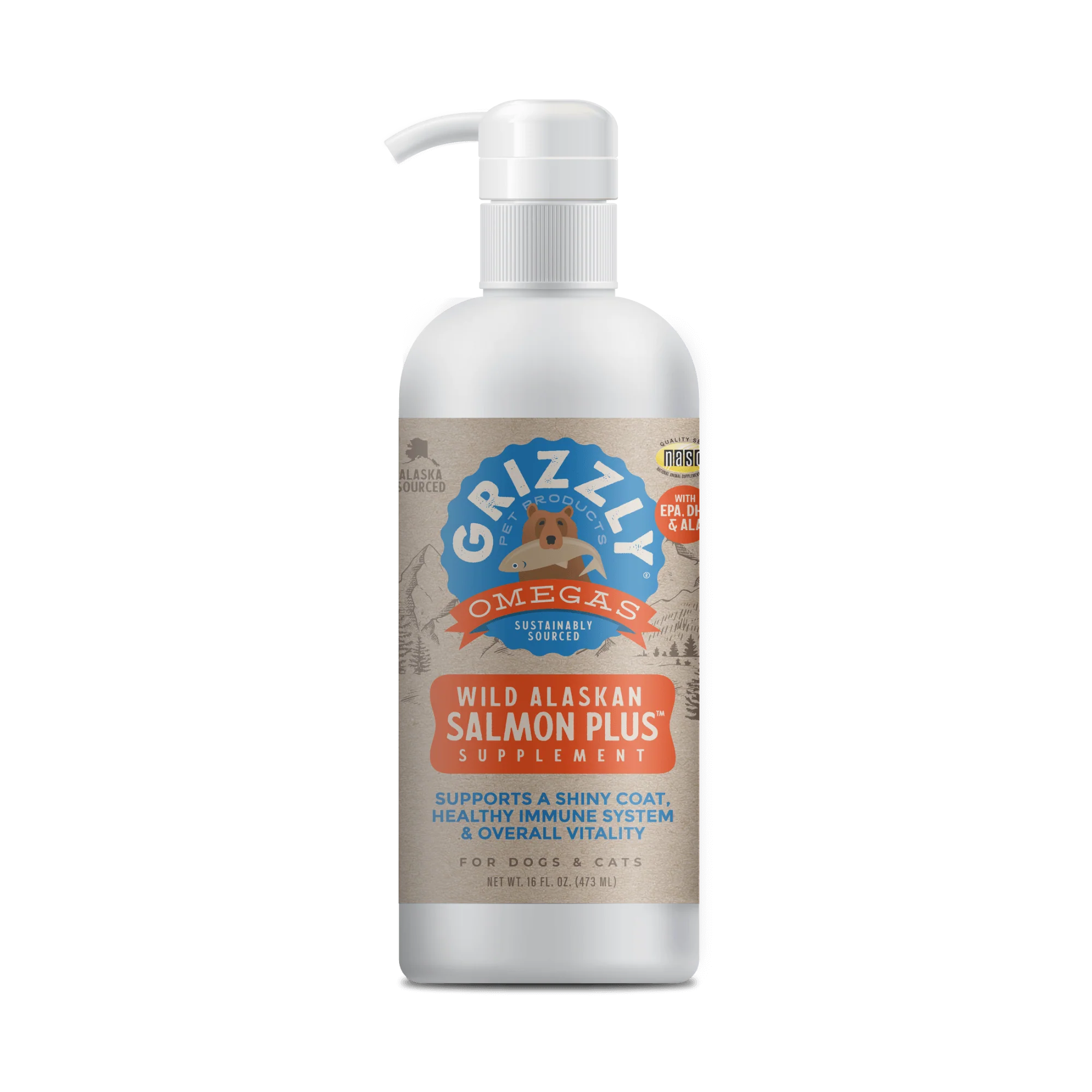 Grizzly Cat Salmon Oil 4 oz. - Image 2