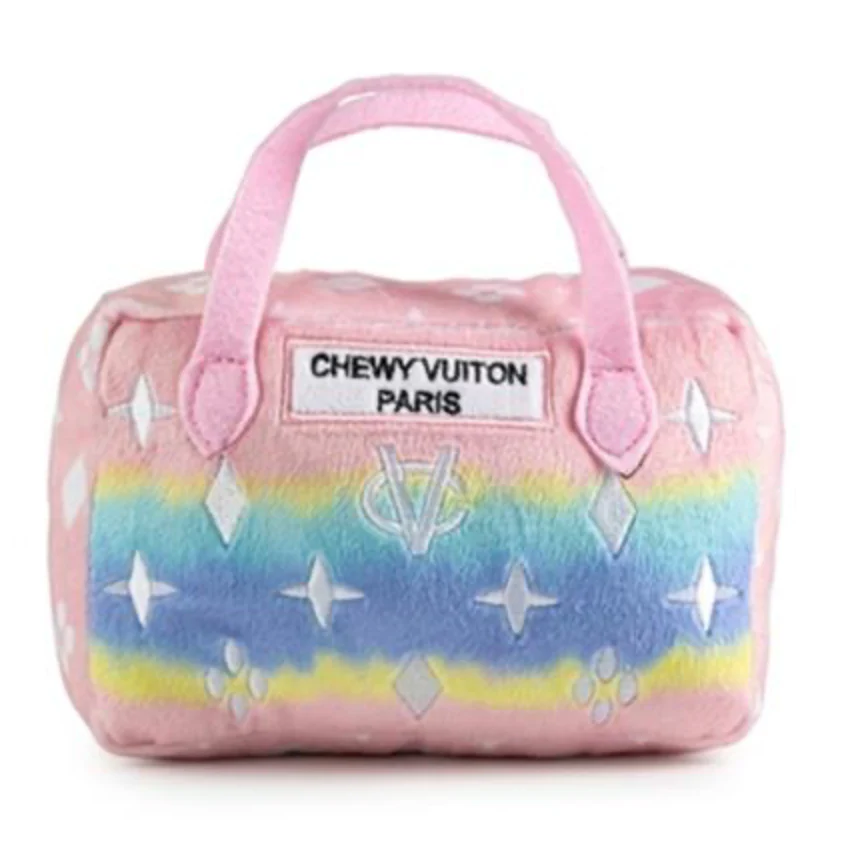 Haute Diggity Pink Ombre Chewy Vuiton Handbag - Image 2