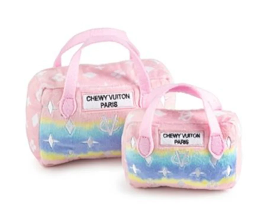 Haute Diggity Pink Ombre Chewy Vuiton Handbag - Image 3